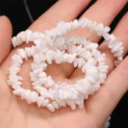 Natural Stone Beads Irregular Lapis Lazuli Fluorite Freeform Chip Gravel Bead for Jewelry Making Necklace Bracelet for Women
