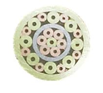 6mm Mosaic Pin Rivets for Knife Handle Screw Brass Mosaics Rivets Nail Steel Tube More Design Exquisite Style Length 90mm