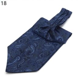 Men Vintage Polka Dot Wedding Formal Cravat Ascot Self British Style Gentleman Polyester Silk Paisley Neck Tie Suit Wedding