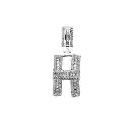 JINAO 2021 NEW Baguette Rectangular Zircon Letters Pendant High Quality Iced Out Charm AAA+CZ Necklace With 4mm Tennis Chain