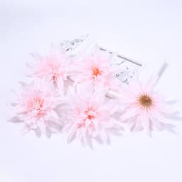 5PCS Dahlia Artificial Silk Flower Heads Decorative Scrapbooking For Home Wedding Artificial Flowers Decoration Fake Flower Wall