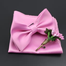 Mens Wedding Bow Tie Brooch Set Romantic Solid Color Silk Polyester Jacquard Woven Bowtie Lapel Pin Hanky Men Gifts Accessories