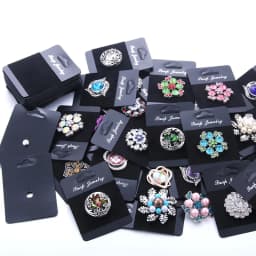 2022 New High Quality Snap Jewelry Display Board Fit 18mm Snap Buttons Jewelry Black Flannel PVC Snap Display Holder