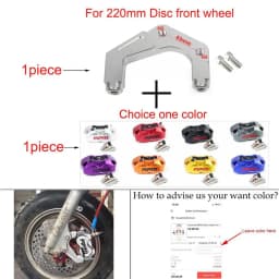 Motorcycle Brake Caliper Front Rear Disc Brake Master Cylinder adapter 220 200mm for Yamaha Kawasaki  Radial Mount Caliper