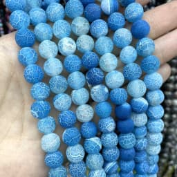 4 6 8 10 MM Natural Colorful Agates Round Loose Stone Beads For Jewelry Making Charm Diy Bracelet Necklace Earrings Material