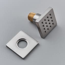 Chrome Black Brass Body Sprays Square Shower Spa Massage Body Jets Golden Concealed Shower Spray Head Faucet Accessory