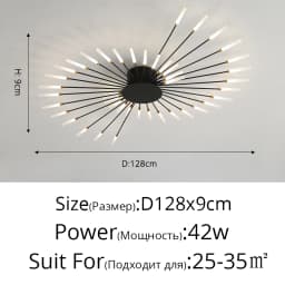 QIYIMEI Modern Ceiling Lights LED Luster Indoor Lighting For Bedroom Hall Living Kids Room Acrylic Lamps Fixture Frame 175-260V