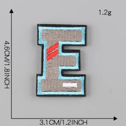 A-Z Letter Patches on Clothes magic paste Patch Military Biker Embroidery Clothing Sticker Applique 26pc Alphabet Diy Logo Brand