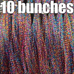 Lunker Fly Fishing Tinsel Twisted Strand String Line Tying Flash Crystal Shining DIY Material Assist Hooks Lure Flies