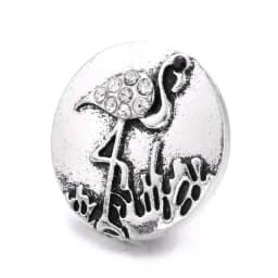 5pcs/lot New White Snap Jewelry 18mm Snap Buttons Animal Owl Butterfly Elephant Ginger Button Charm Women Fit Snap Bracelet