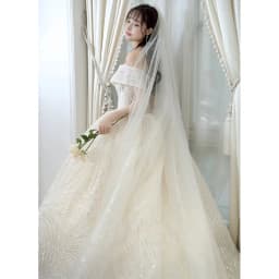 2026 Shining Sequins Luxury Wedding Dress With Sweep Train Elegant Boat Neck The Shoulder Ball Gown Vestido Noiva Customized
