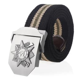 Men Soviet Canvas Belt 3D Great Patriotic War Memorial Metal Buckle Tactical Belts CCCP Army Male Strap Jeans Waistband