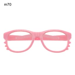 Colorful Mini Round Frame Glasses Eyewear Clear Lens Candy Color Eyeglasses Style For Bjd Blythe Plush Doll Accessory Gift