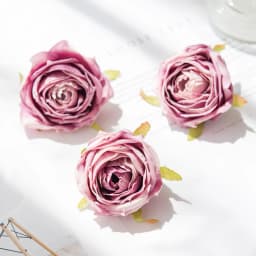 5 Pcs Artificial Roses Head Valentine Decora Home Room Wedding Wreath Bridal Accessories Clearance Garland Material Fake Flowers