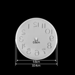5Style Classic Clock Silicone Molds Arabic Numeral Clock UV Epoxy Resin Mold for DIY Handmade Carfts Home Decoration Accessories