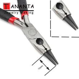 1Pcs Mini Pliers Insulated Cutter Clamping Stripping Wire Crimping Cable Cutters Round Long Nose Pliers For Jewelry Making Tools