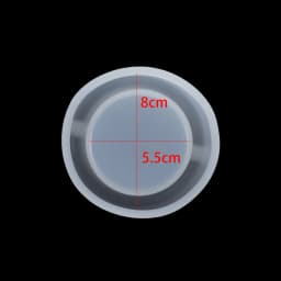 1Pcs Ashtray Casting Silicone Mold Crystal Transparent Epoxy Resin Mold for DIY Craft Jewelry Making Decoration Accessories Tool