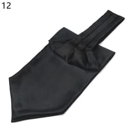 Men Vintage Polka Dot Wedding Formal Cravat Ascot Self British Style Gentleman Polyester Silk Paisley Neck Tie Suit Wedding