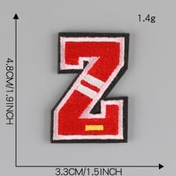 A-Z Letter Patches on Clothes magic paste Patch Military Biker Embroidery Clothing Sticker Applique 26pc Alphabet Diy Logo Brand