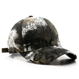 FS Winter Black Red Graffiti Print Baseball Caps For Men Cotton Women Trucker Hat Streetwear Hip Hop Cap Gorras Para Hombre 2026