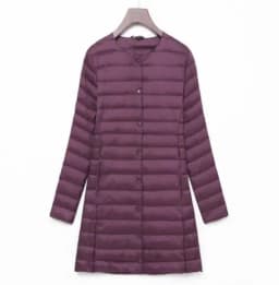 SEDUTMO Winter Oversize Womens Duck Down Jackets Ultra Light Coat Long Puffer Jacket Casual Black Autumn Parkas ED838