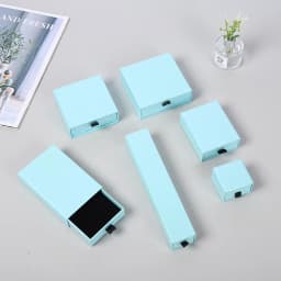 12pcs Drawer Jewelry Box Ring Necklace Box Black Earring Bracelet Jewelry Organizer Packing Display Jewelry Boxes and Packaging