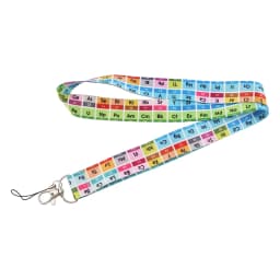 LB2766 Science Keychain Straps Rope Chemistry Neck Strap ID Card Phone Straps USB Badge Holder Lanyard Student Teacher Gift