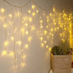 4M/6M/12M LED Icicle String Lights Fairy Light Christmas Garland Outdoor Led Curtain For New Year Wedding Party Terrace Decor