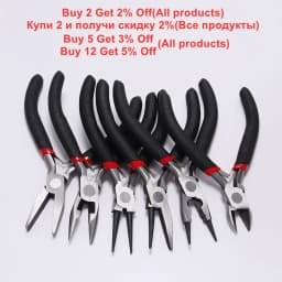 Jewelry Ferronickel Pliers Tools & Equipment Kit Long Needle Round Nose Cutting Wire Pliers for DIY Jewelry Making Accessories