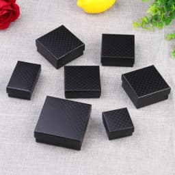 Fashion Simple White Square Jewelry Packaging Box for Engagement Ring Earring Necklace Bracelet Display Valentine's Day Gift Box