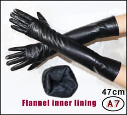 Women's Long Natural Leather Gloves Long Thick Thin Touch Screen High-end Sheepskin Gloves Winter Warm Leather Sleeve New Style