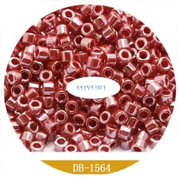 Japan Miyuki Delica Beads DB-1562 18-Color Solid Color Pearly Lustre Series 5G Beads for Jewelry Making