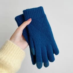 Touch Screen Cashmere Gloves for Women Men Winter Warm Thermal Knitted Double-Layer Thickened Windproof Cold-proof Woolen Gloves