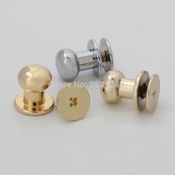 10-30-100pcs 4 5mm 6mm 8mm Copper Stud Screw Round Head Nail Leather Screw Rivet Chicago Button for DIY Decoration Metal Parts