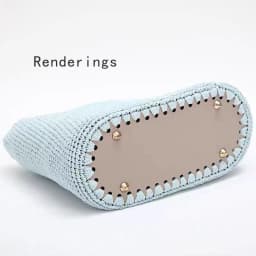 Bag Bottom 30*10cm PU Leather Bag Bottom Accessories Oval Cross Texture With Round Hole For Women DIY Handbag Shoulder Bag