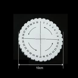 1pcs Round Square Bracelet Knitting Kumihimo Disk Tray EVA Printed Braided Rope Knot Knitting Tool Weaving Jewelry Making Board