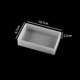 1Pcs Square Rectangle Silicone Mold Dried Flowers Plant UV Epoxy Resin Mould For DIY Coaster Pendant Jewelry Making Accessories
