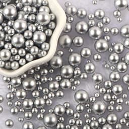 10g Random Mix 3-10mm No Hole ABS Imitation Pearl Bead For Vase Filler Makeup Brush For DIY Jewelry Making Decor F0912