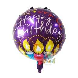7pcs 18 Inch Birthday Theme Foil Balloons Helium Round Balloon Adult Happy Birthday Party Decoration Kids Baby Shower Globos