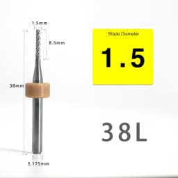 VACK 10Pcs/lot Endmill 0.5-3.175mm Corn Carbide Tungsten PCB Milling Cutter Set PCB Machine Router Bit Engraving End Mill Tools