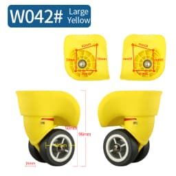 Universal Wheel Luggage Makeup Suitcase Accessories In Wheels Trolley Fashion Suitcase Accessory Rolling Wheels Repair Casters