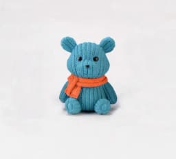 1Pcs Popular Plastic Teddy Bear Miniature Fairy Garden Easter Animal Figurines Party Gift Home Decoration Accessories