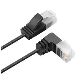 Superfine Ultra Slim Cat6 Ethernet Cable RJ45 Right Left Up Down 90 Degree Angle UTP Network Patch Cord Cat6a Lan Cable 0.25m-3m