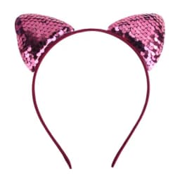 New children's cartoon sweet fish scale sequined cat ear jewelry headband