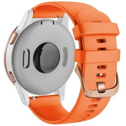 Rose Gold Buckle 18 20 22mm Soft Silicone Wrist Band For Garmin Venu 2 2S SQ Vivoactive 3t 4 Forerunner 745 Watchband Bracelet
