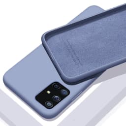 Case For Samsung Galaxy A50 A51 A70 A71 S20 S21 S10E S10 Plus Note 8 9 S9 S8 Coque Luxury Original Liquid Silicone Soft Cover