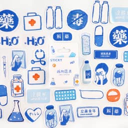 46pcs/box Cute Girls' Generation Diary Stickers Scrapbook Journal Decoration Stationery Flakes DIY Material Kawaii Stickers