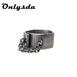 Stainless Steel Viking Simple Ring vintage Hammer retro punk Classic Ring Male finger Love Jewelry for man Gift Wholesale OSR514