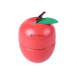 Simulation Magnetic Montessori Fruit Play House Strawberry Watermelon Banana Durian Seasoning Baking Toy Wooden Educational Toys