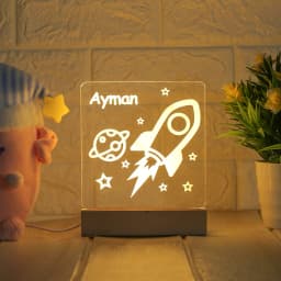 Personalized Night Light USB Customized name 3D Lamp Luminaria Christmas Anniversary Birthday Mother's Day Father's Day Gift